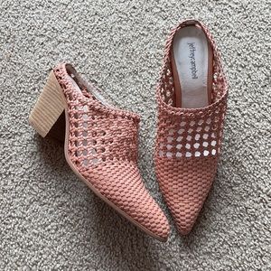 Jeffrey Campbell Leone Mules Anthropologie Leather